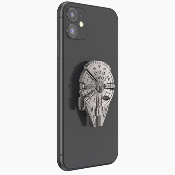 Star Wars PopSockets Metallic Millennium Falcon - Picture 1 of 5